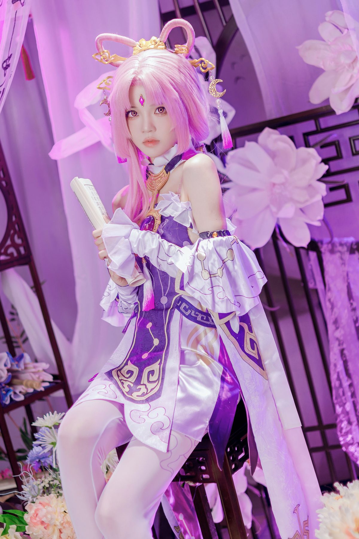 桜桃喵 符玄 COS写真