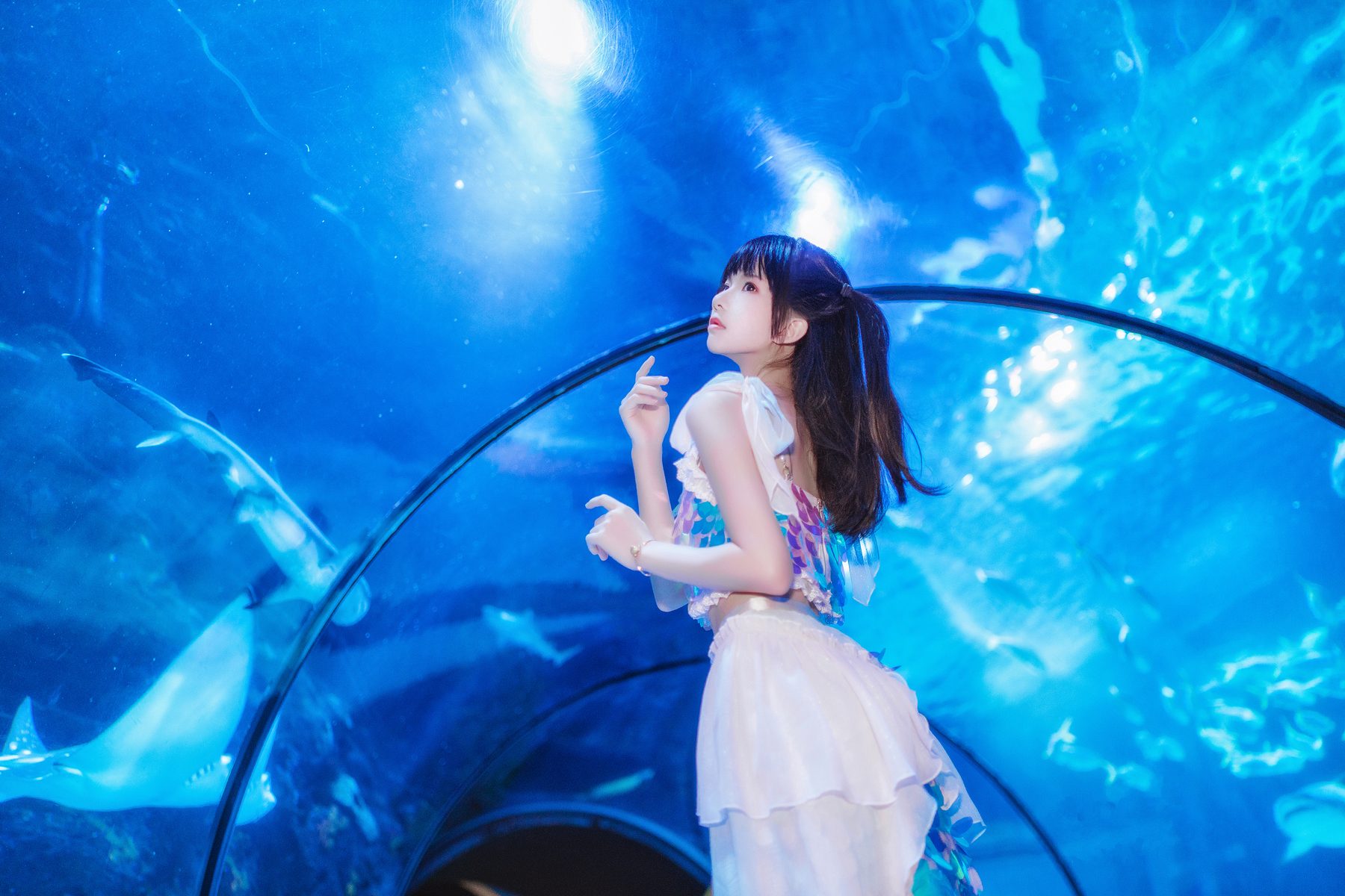 桜桃喵 水族馆 COS写真
