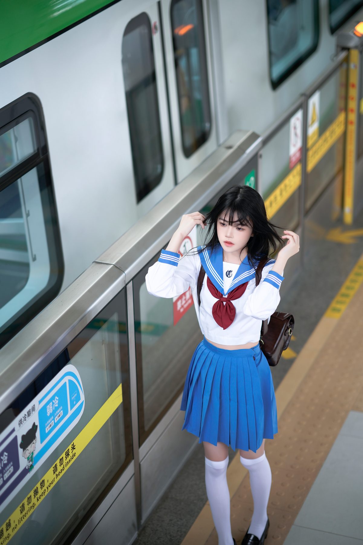 桜桃喵 cosplay写真_地铁JK合集 | 桜桃喵 COS地铁JK全套图包 [33P-527MB]