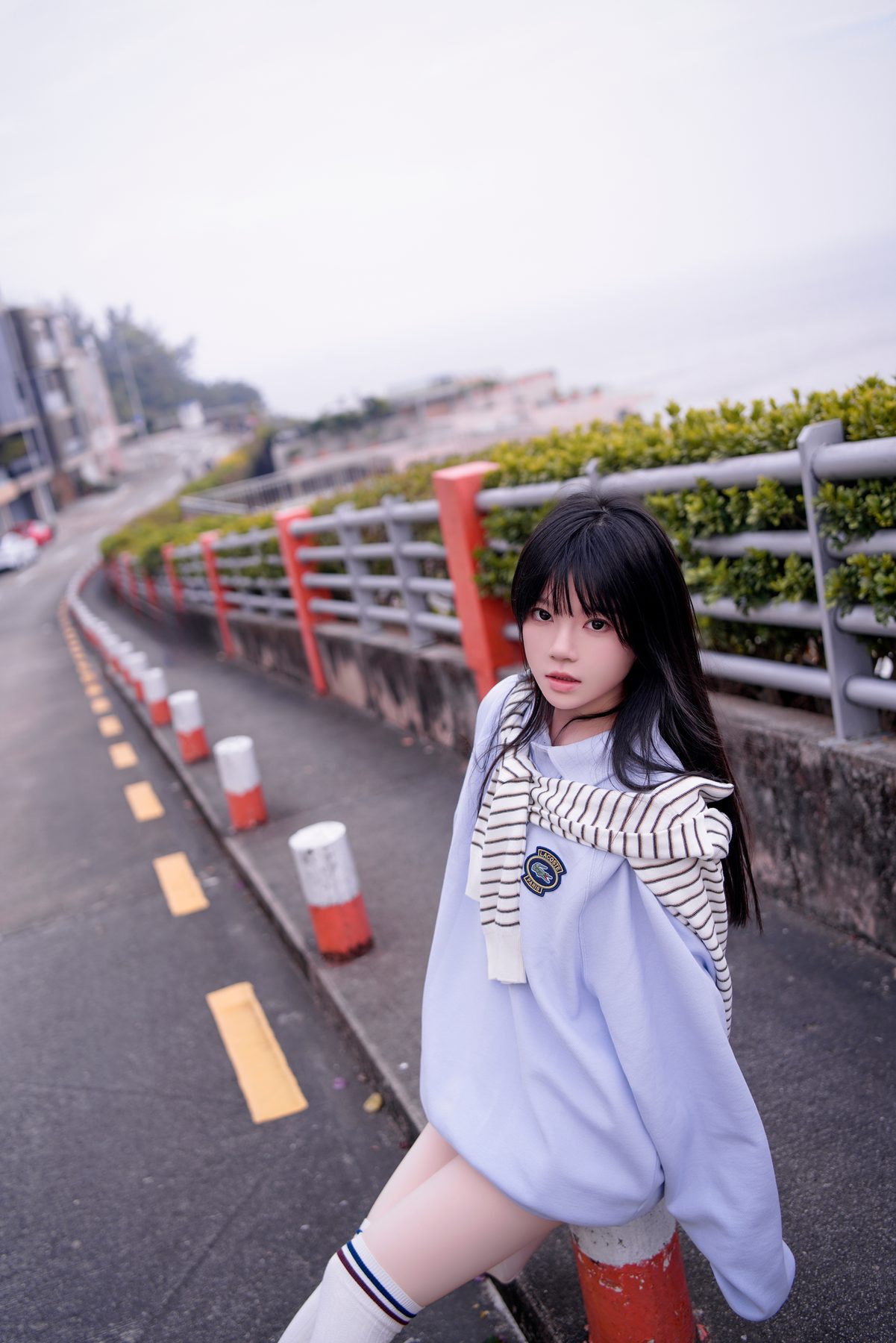 桜桃喵 蓝 COS写真