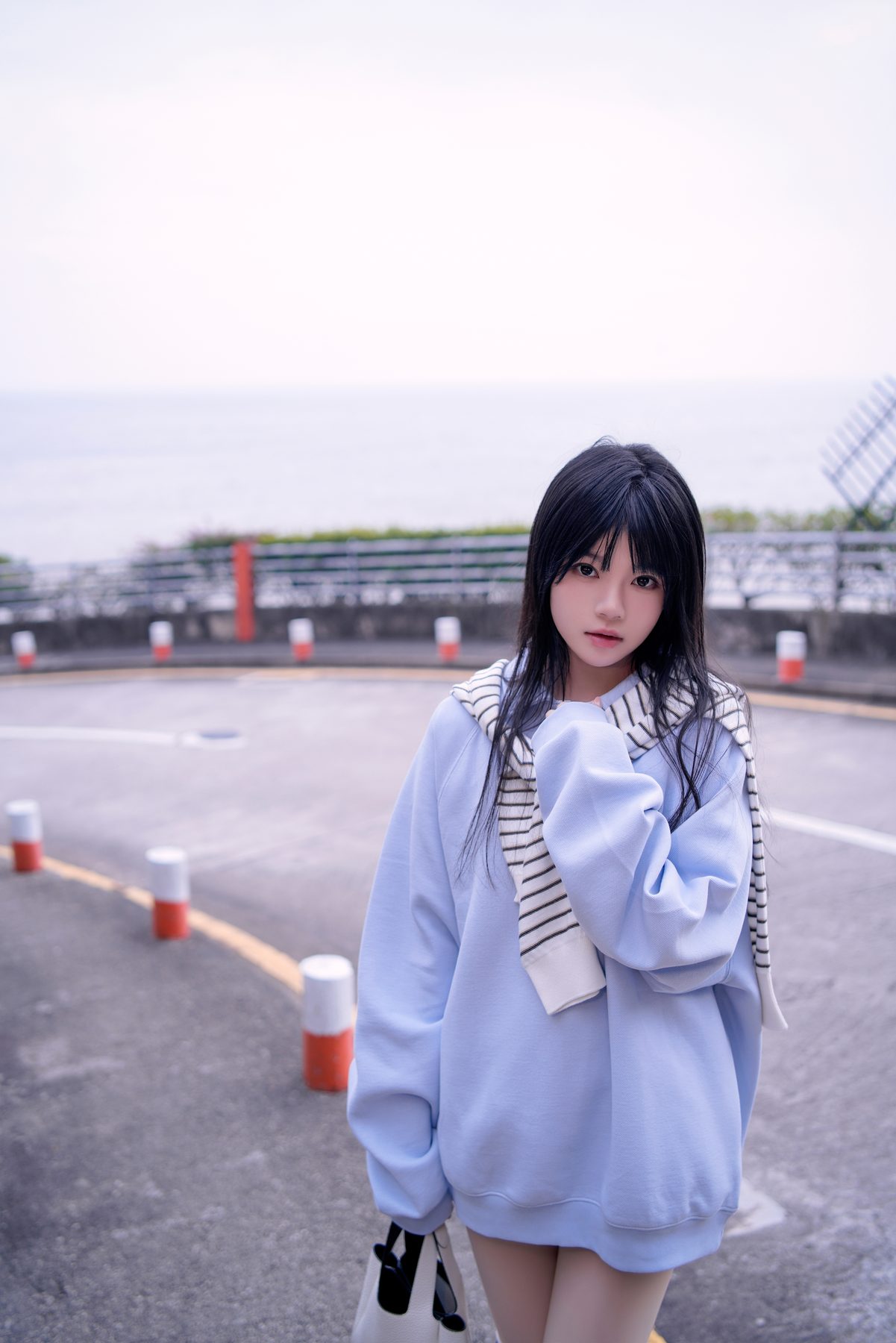 桜桃喵 蓝 COS写真