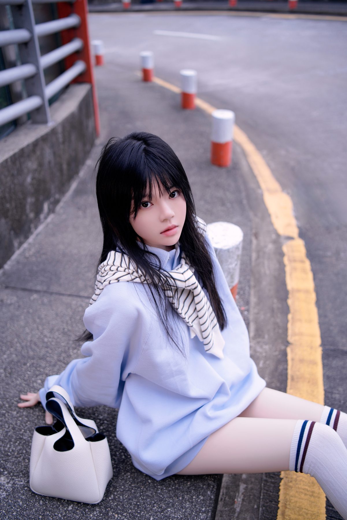 桜桃喵 蓝 COS写真