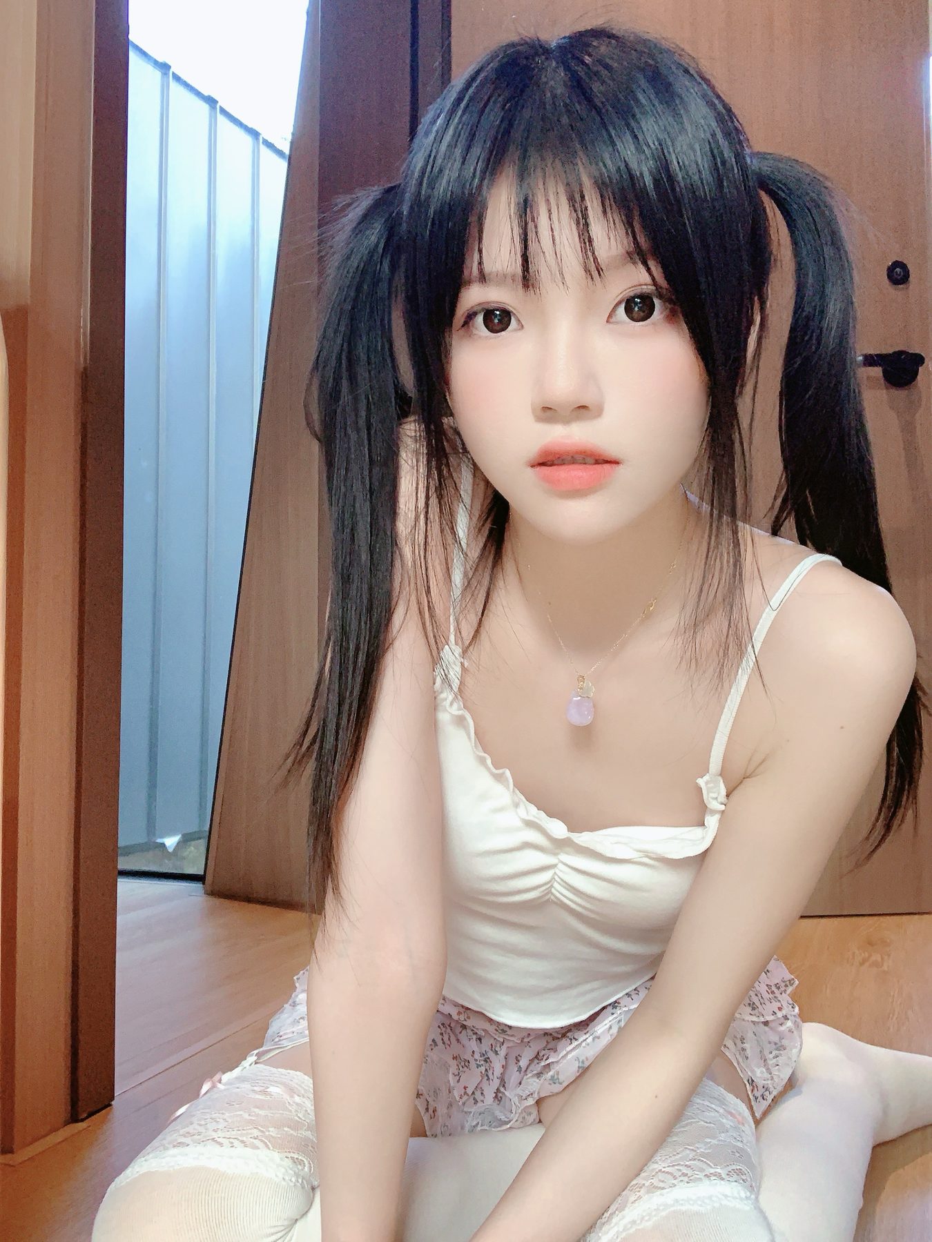 桜桃喵 碎花 自拍 COS写真