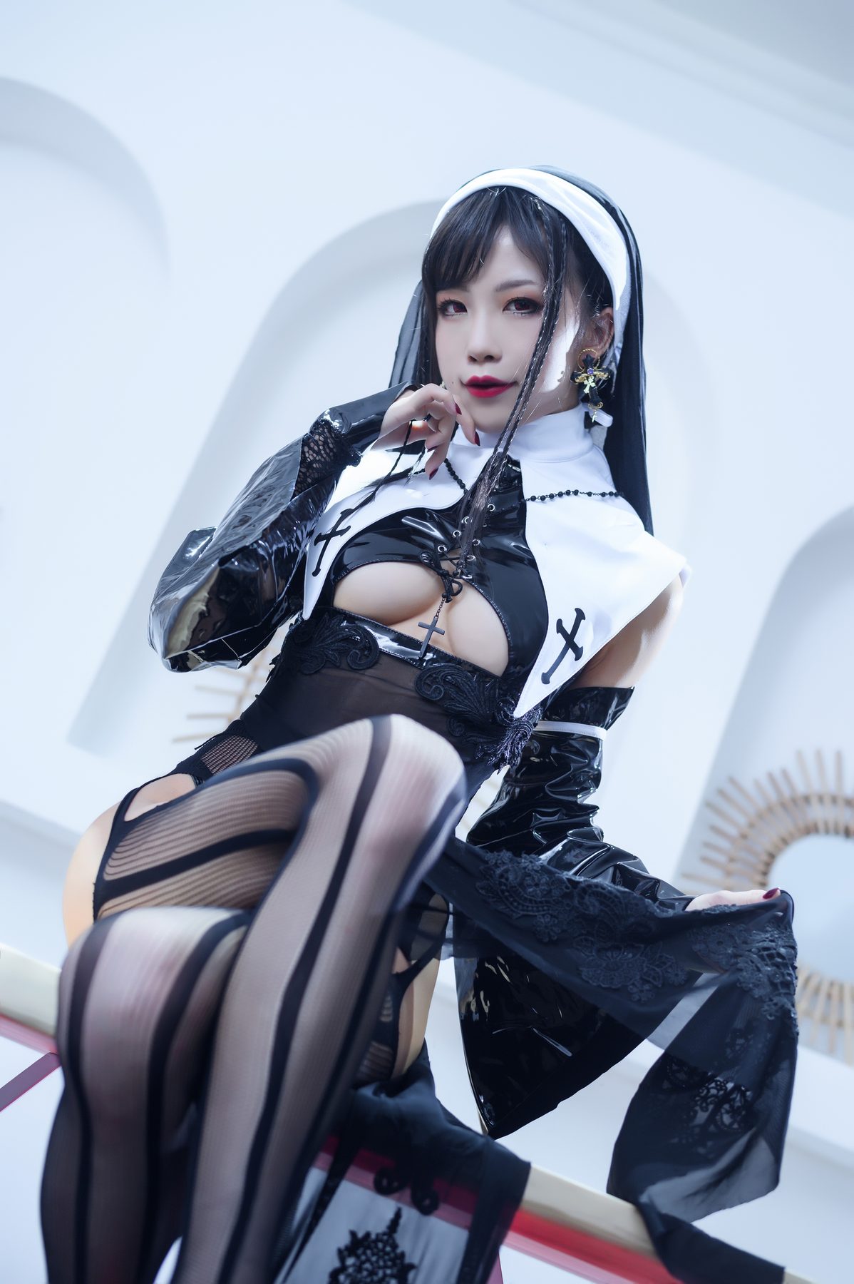水淼Aqua 修女 COS写真