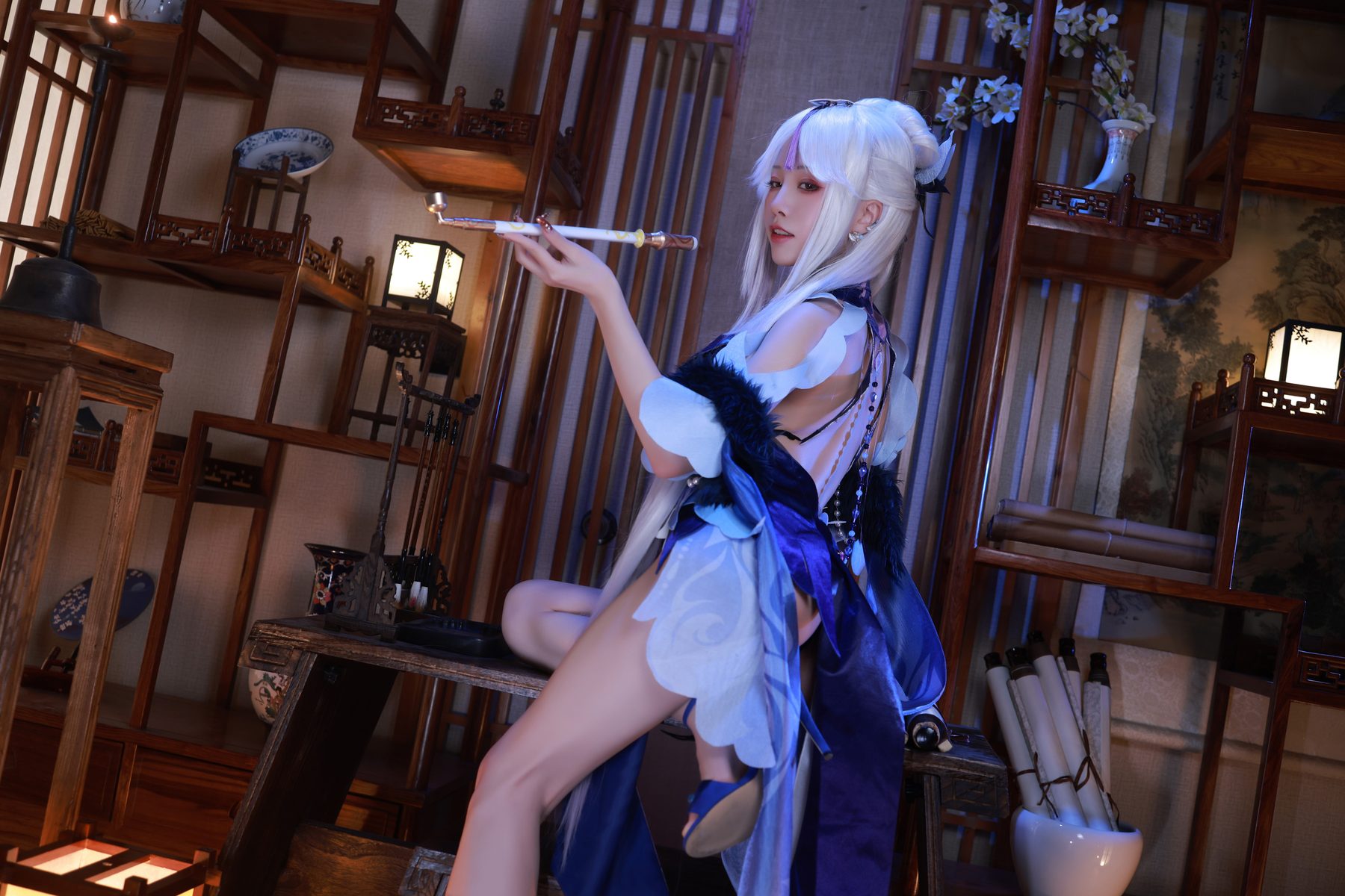 水淼Aqua cosplay写真_凝光合集 | 水淼Aqua COS凝光全套图包 [15P-17M]