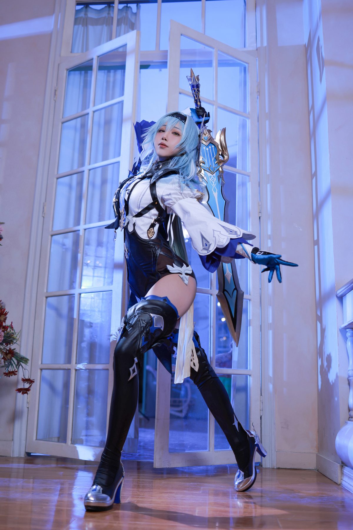 水淼Aqua 原神 优菈 COS写真