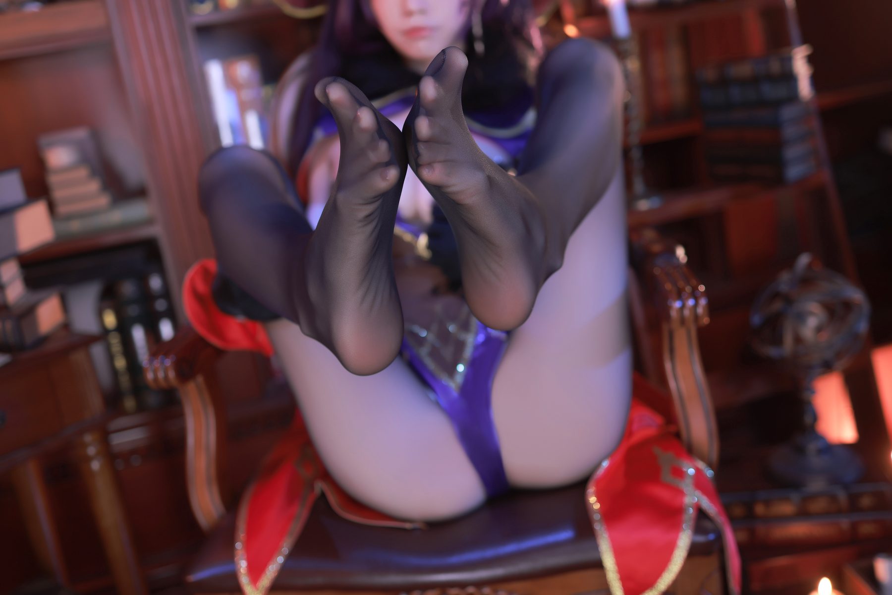 水淼Aqua 原神 莫娜 COS写真
