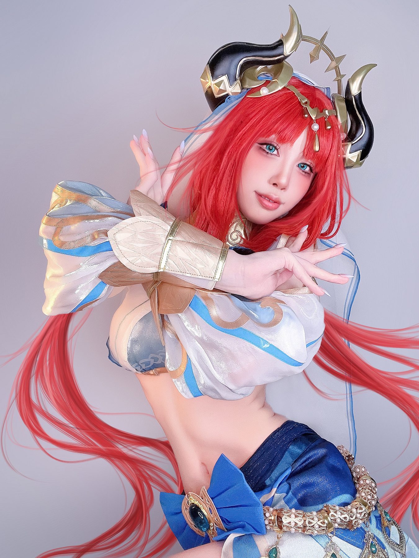 水淼Aqua 原神妮露 COS写真