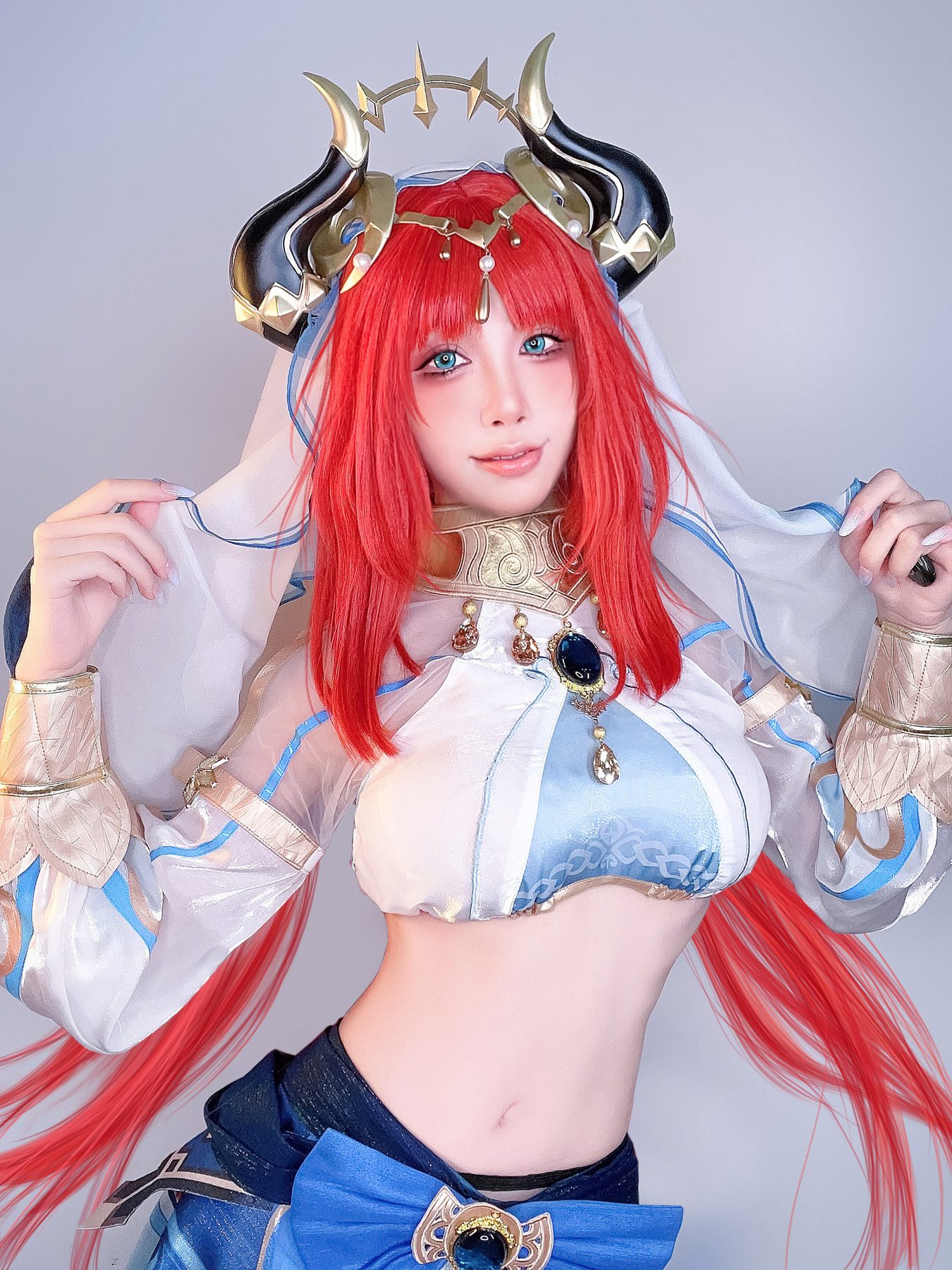 水淼Aqua 原神妮露 COS写真