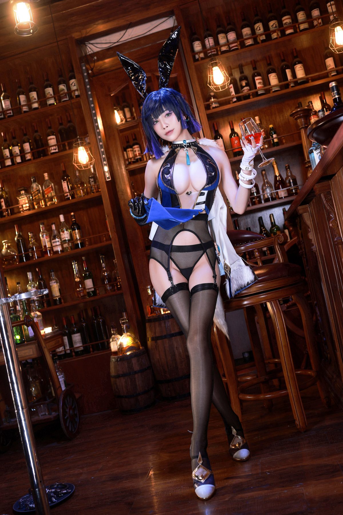 水淼Aqua 夜兰 COS写真