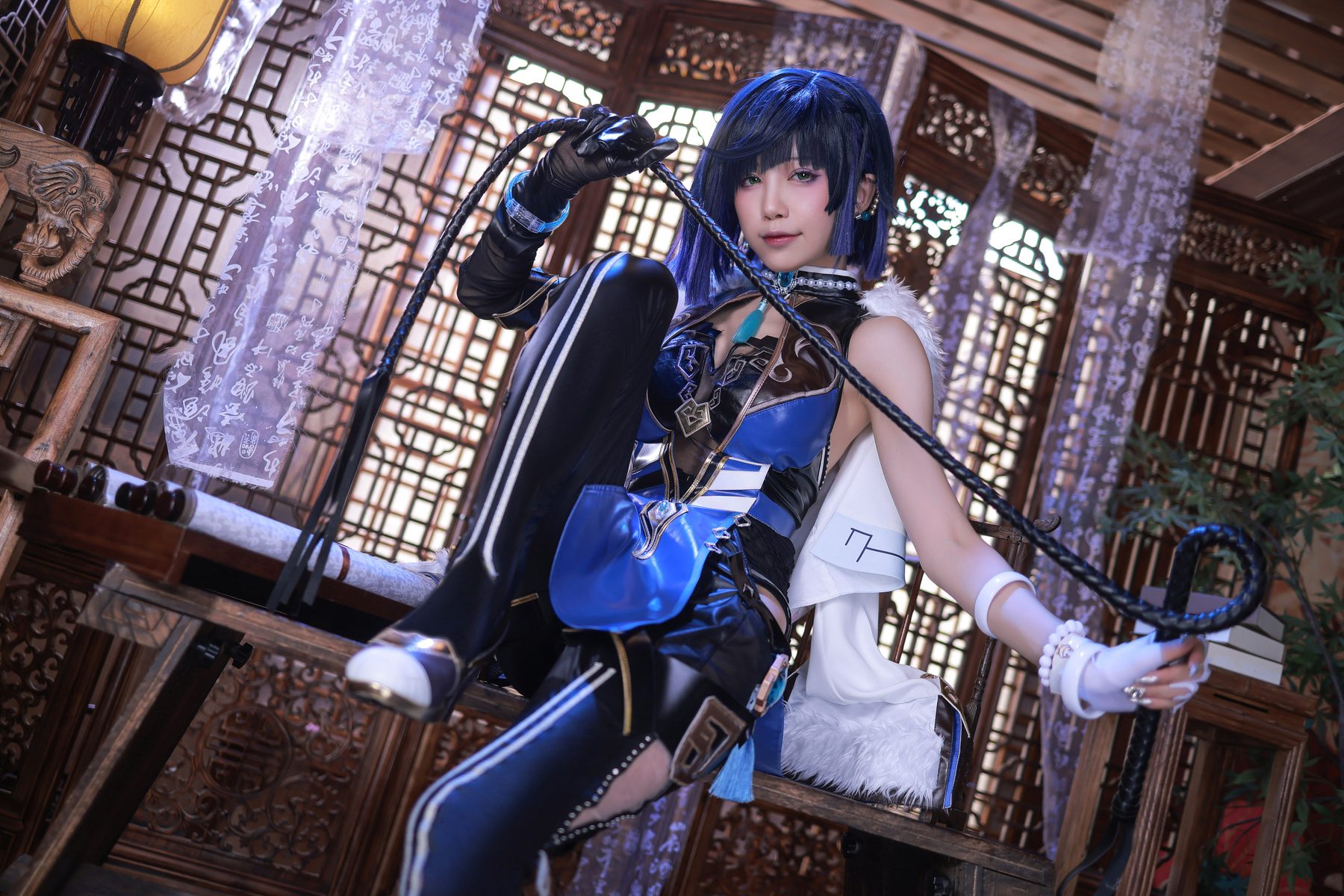 水淼Aqua 夜兰 COS写真