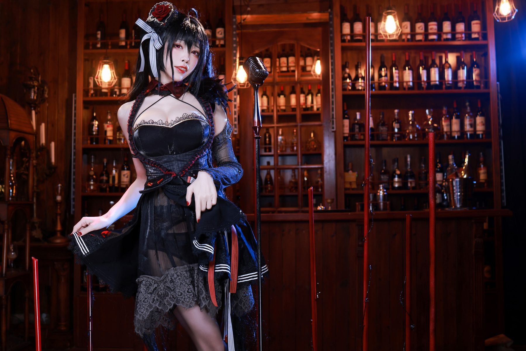 水淼Aqua 大凤 打歌服 COS写真