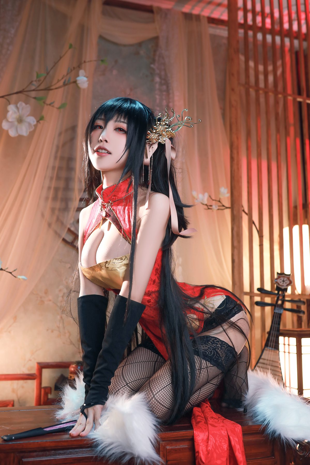 水淼Aqua cosplay写真_大凤新春旗袍合集 | 水淼Aqua COS大凤全套图包 [40P-575MB]