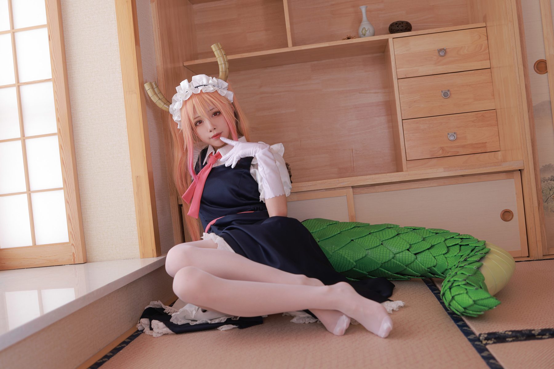 水淼Aqua 小林家的龙女仆 COS写真