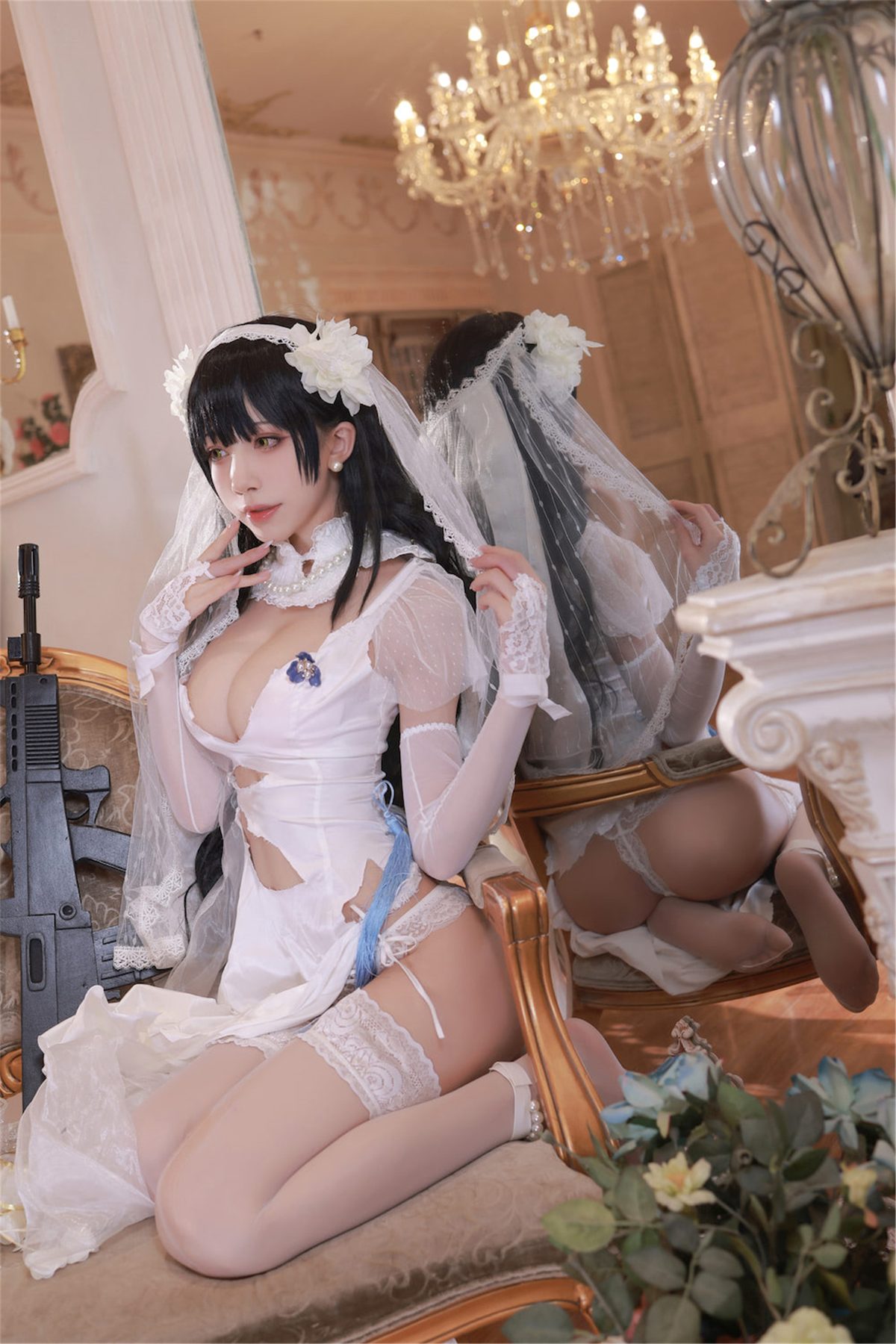 水淼Aqua 少女前线 OTS14&Type95 COS写真