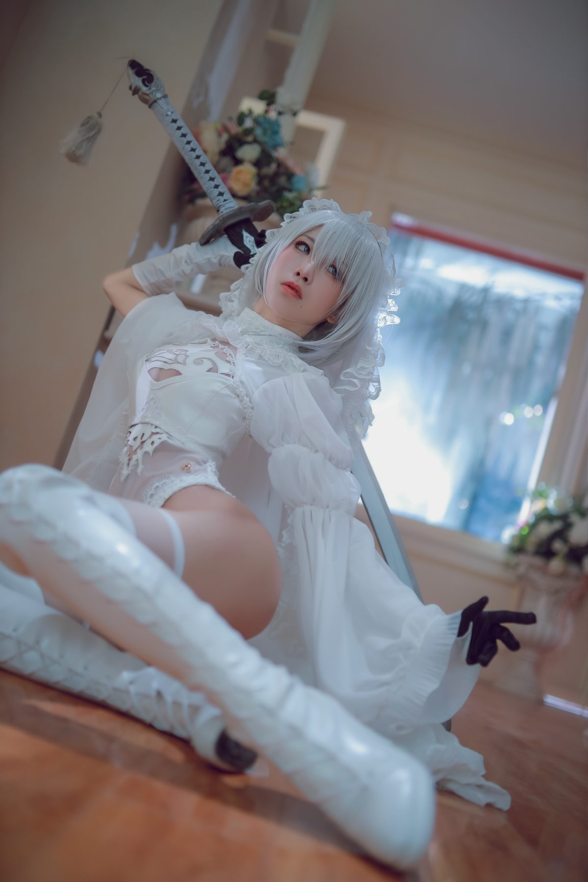 水淼Aqua cosplay写真_尼尔机械纪元2B合集 | 水淼Aqua COS 2B全套图包 [55P-107MB]
