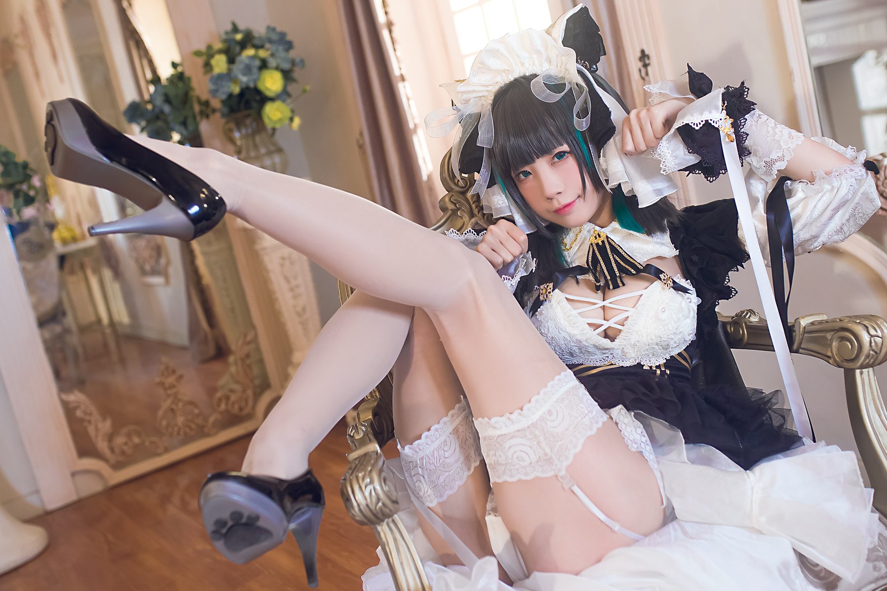 水淼Aqua 柴郡 COS写真