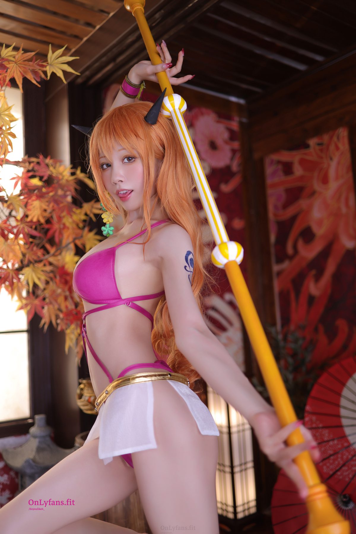 水淼Aqua 海贼王娜美 COS写真