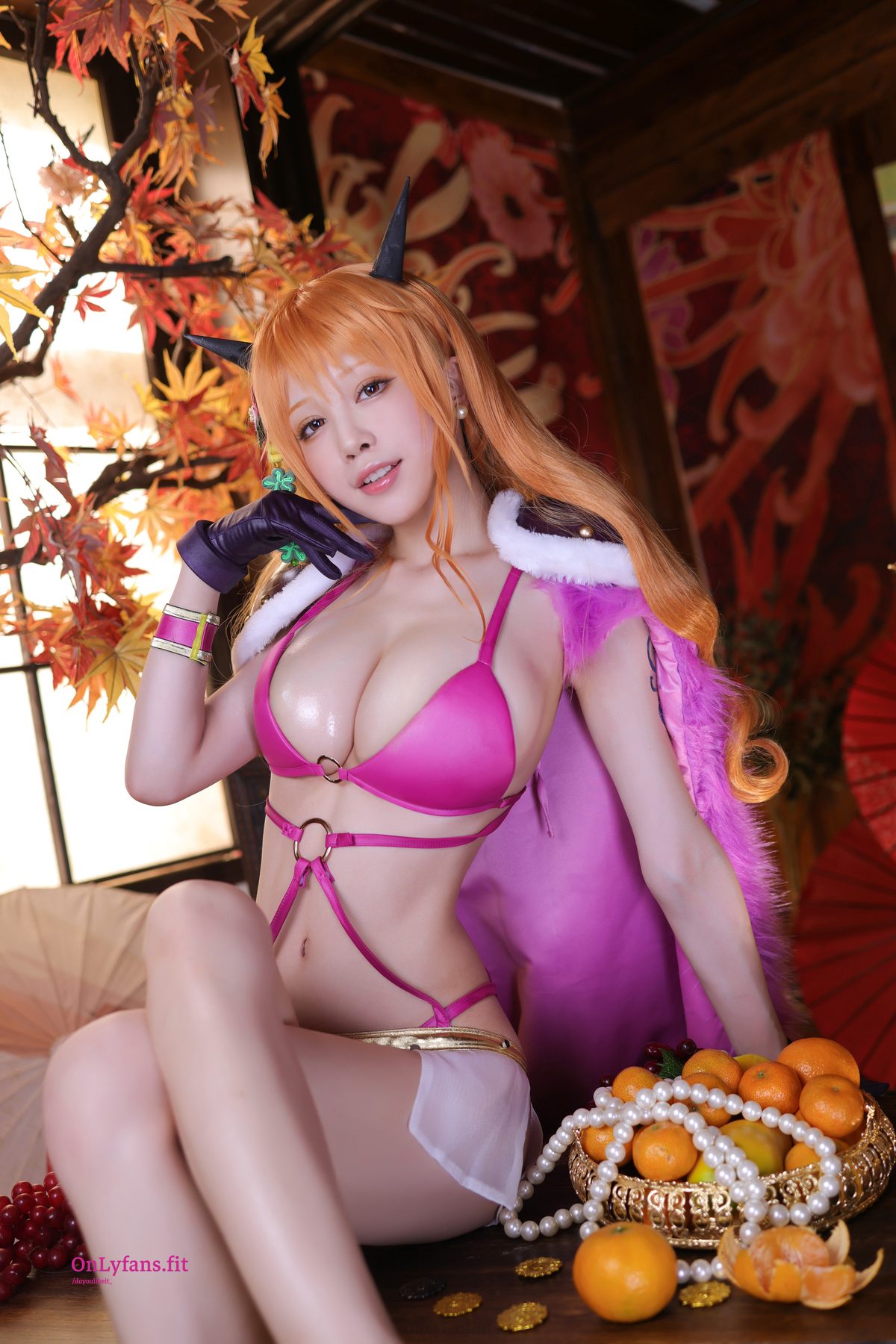 水淼Aqua 海贼王娜美 COS写真