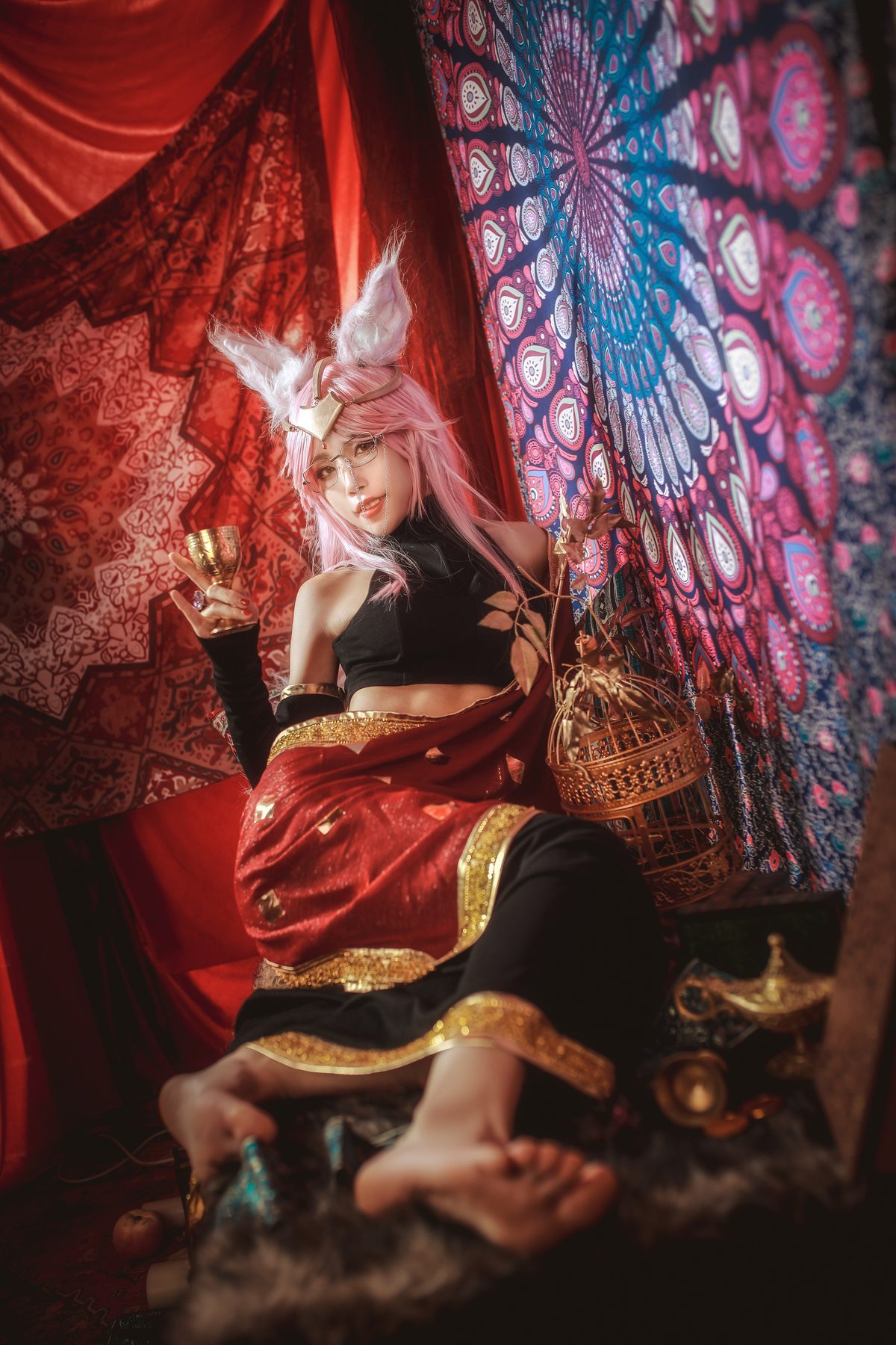 水淼Aqua 玉藻前柯杨斯卡娅 COS写真