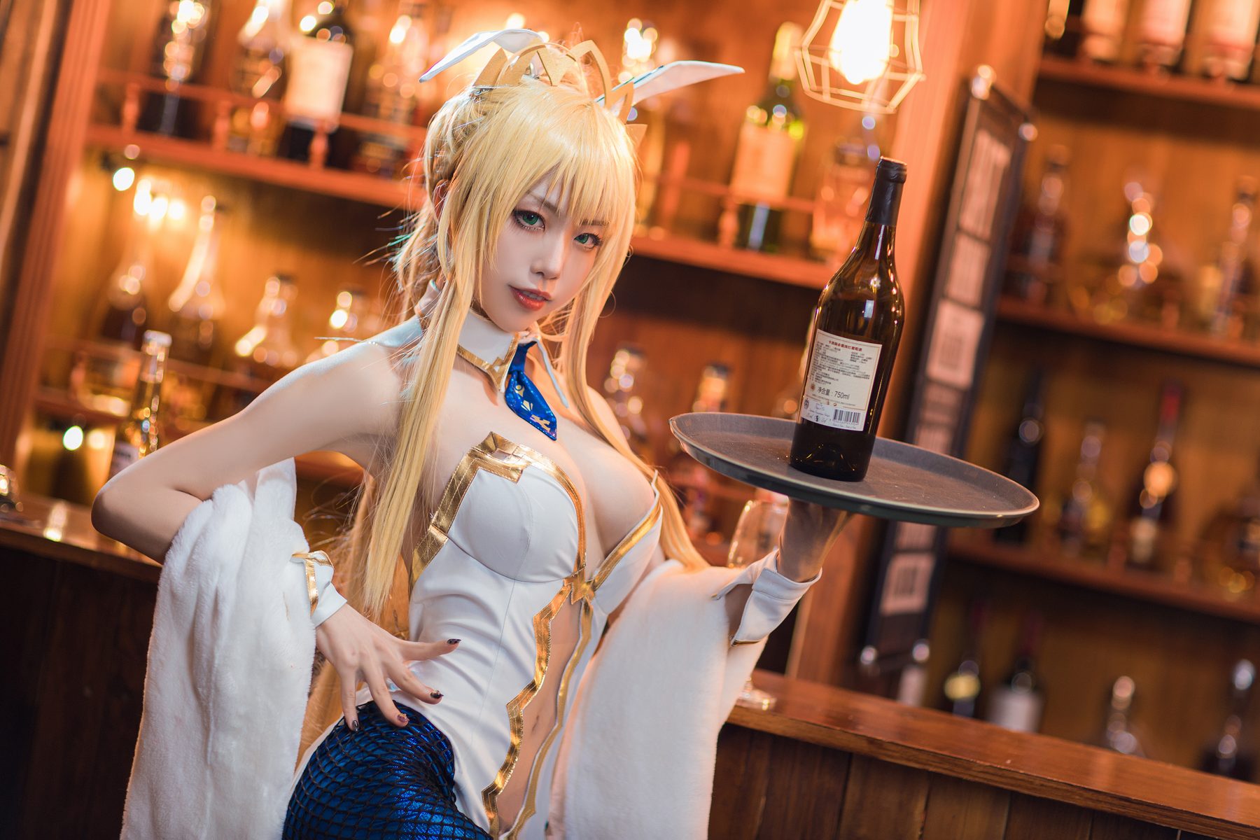 水淼Aqua 白枪呆 COS写真