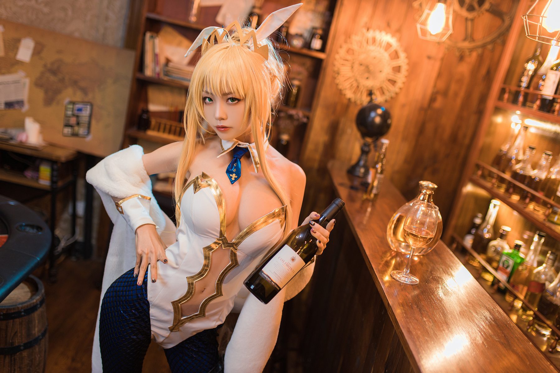 水淼Aqua 白枪呆 COS写真