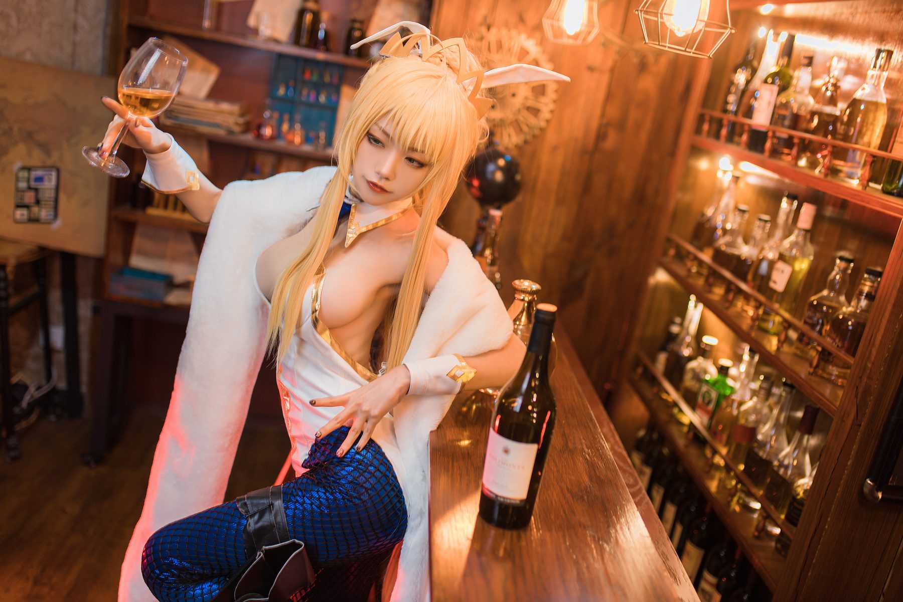 水淼Aqua 白枪呆 COS写真