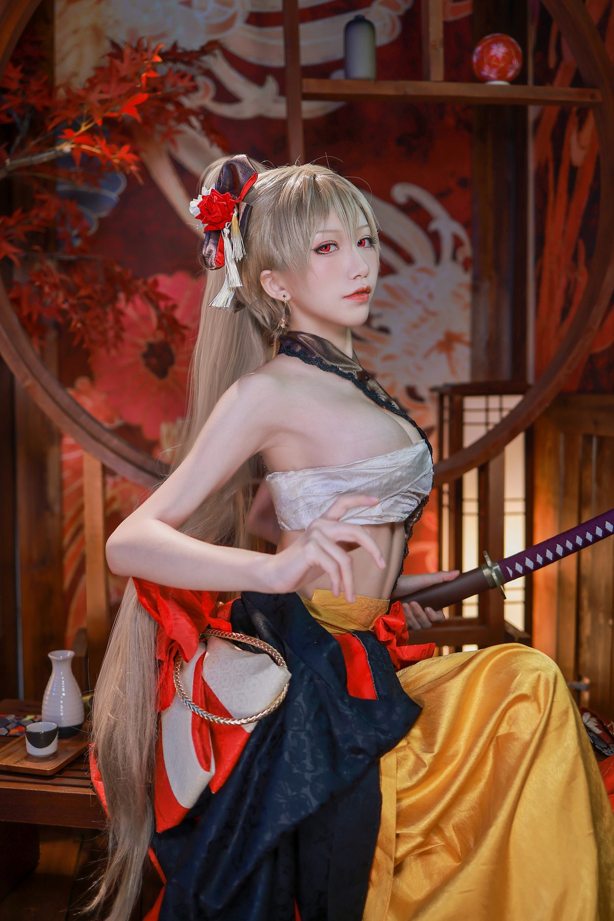 水淼Aqua cosplay写真_让巴尔和服合集 | 水淼Aqua COS让巴尔全套图包 [让巴尔和服]