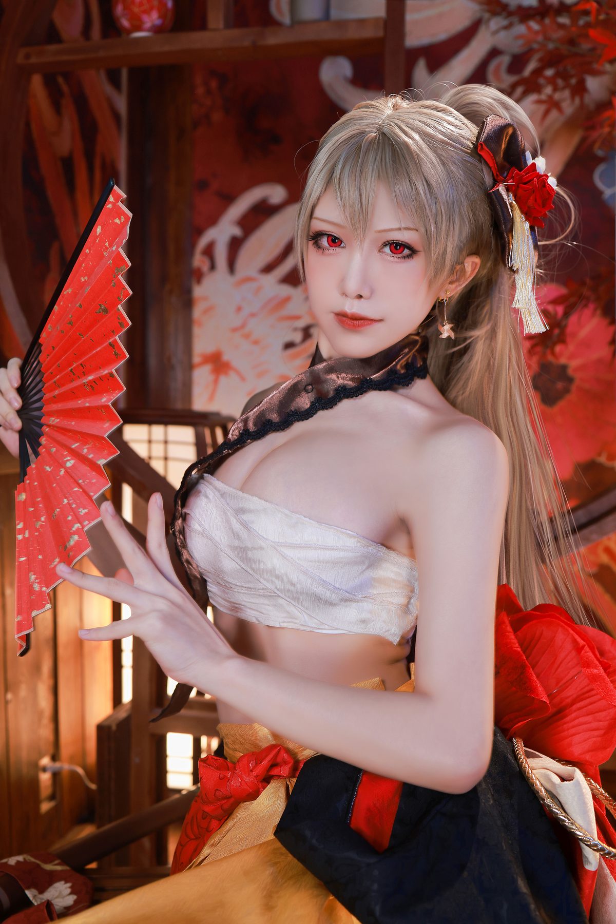 水淼Aqua 让巴尔和服 COS写真