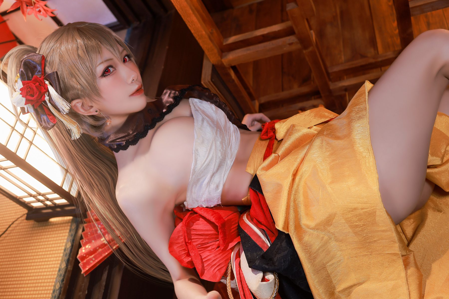 水淼Aqua 让巴尔和服 COS写真