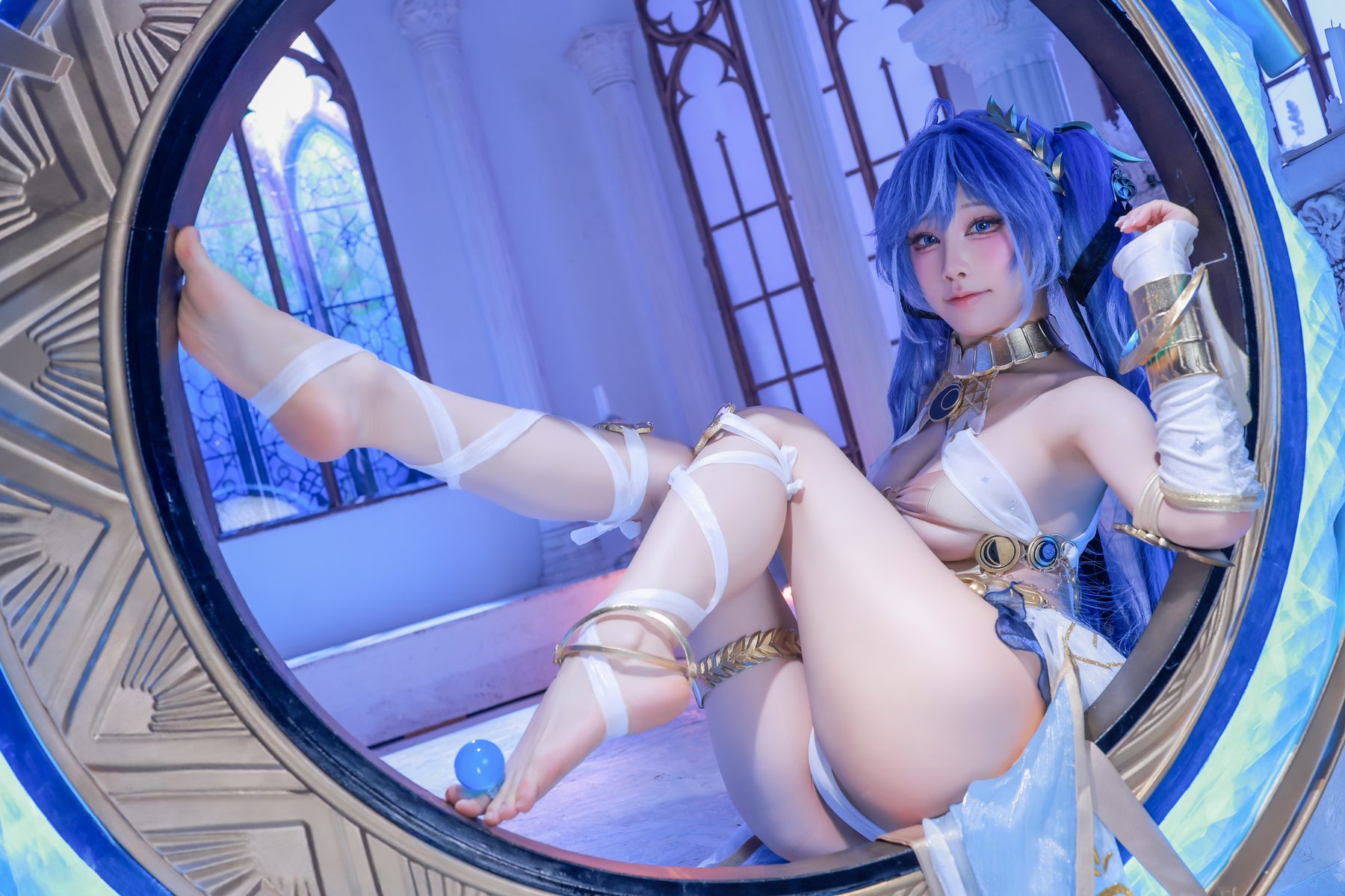 水淼Aqua 鸣潮 尤诺 COS写真