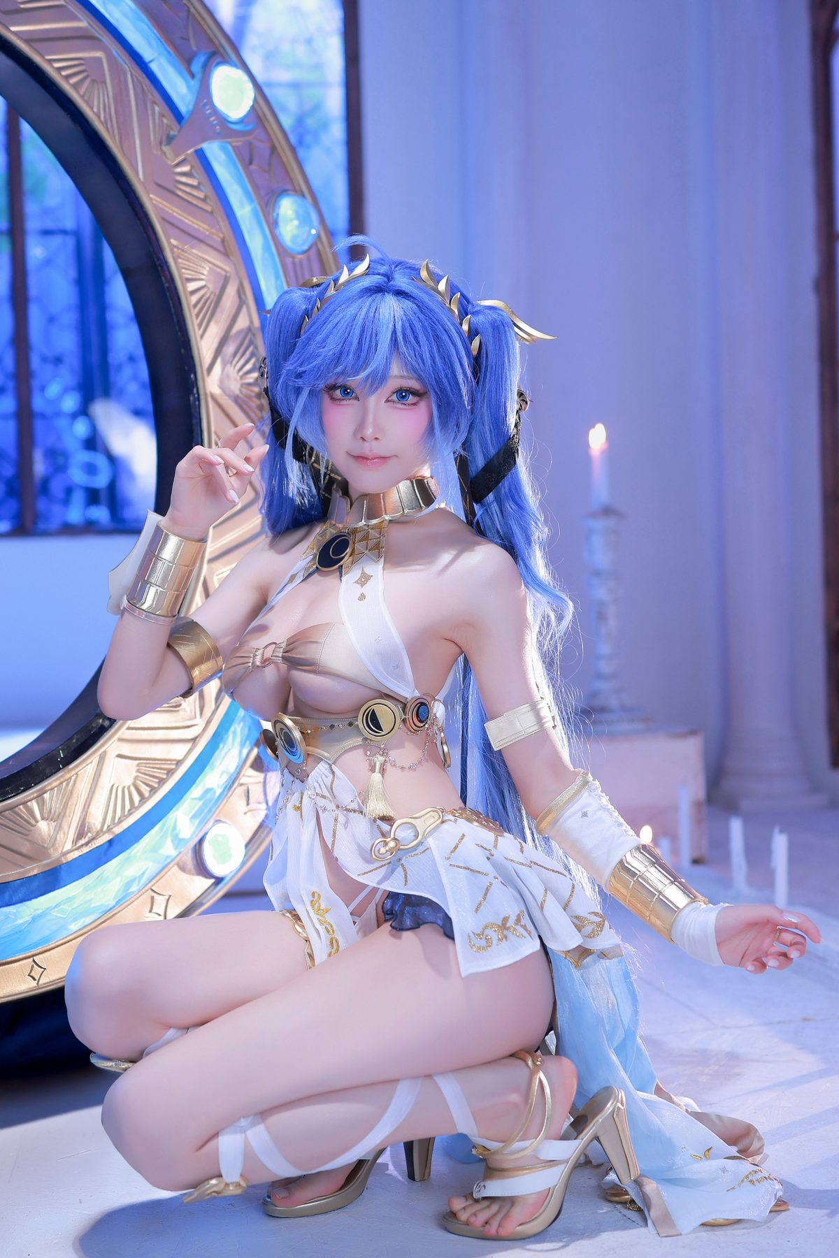 水淼Aqua 鸣潮 尤诺 COS写真