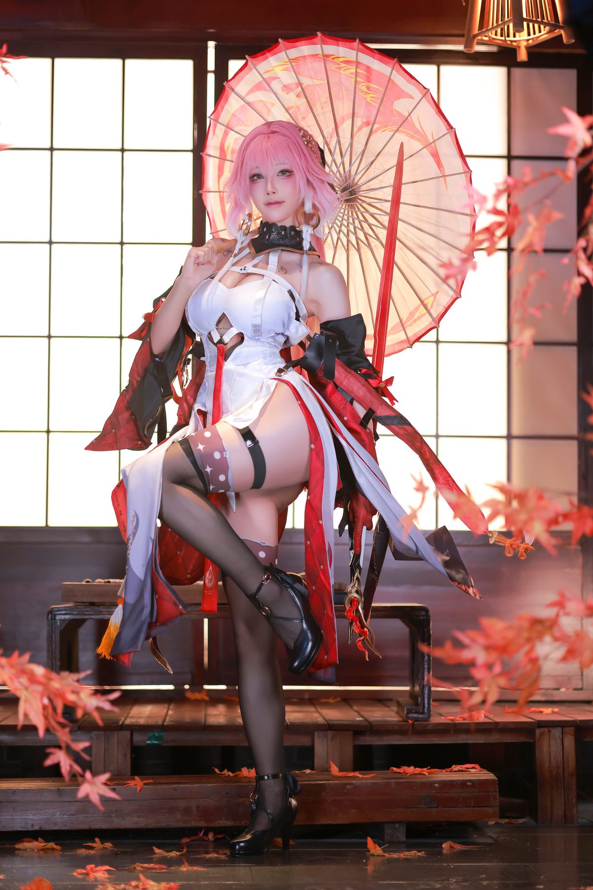 水淼Aqua 鸣潮 长离 COS写真