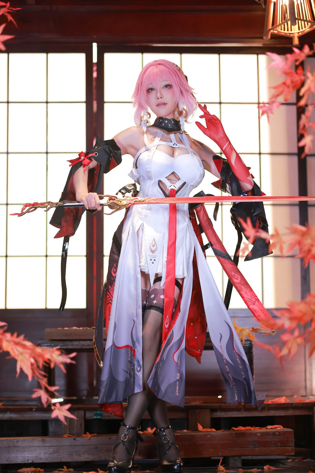 水淼Aqua 鸣潮 长离 COS写真