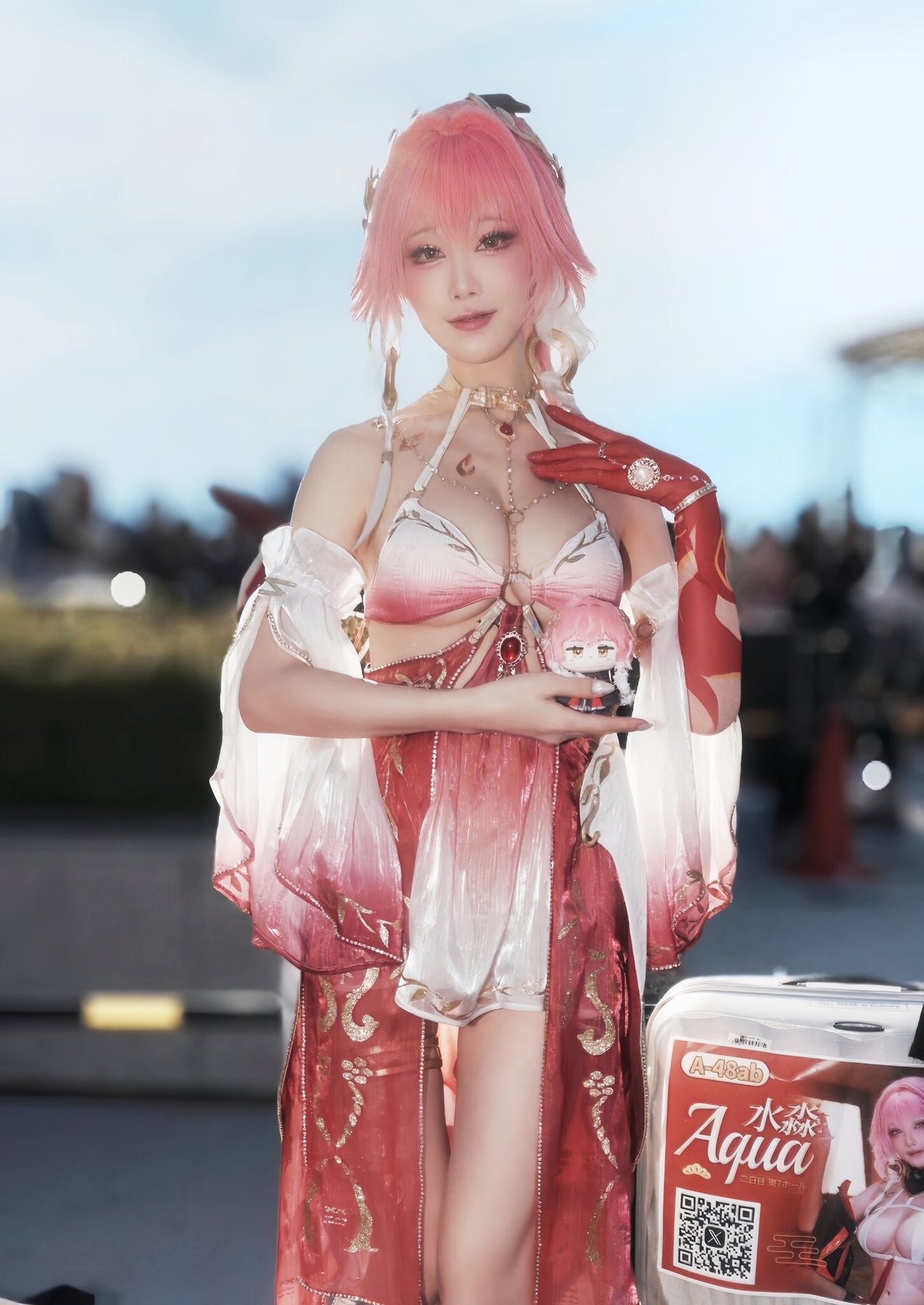 水淼Aqua 鸣潮 长离场照 COS写真
