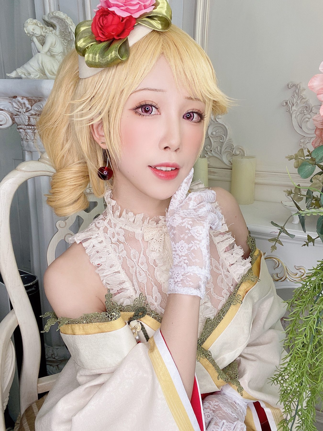 水淼Aqua 黎塞留和服 COS写真