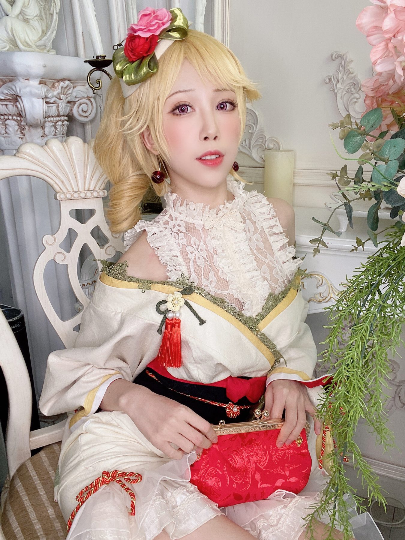 水淼Aqua 黎塞留和服 COS写真