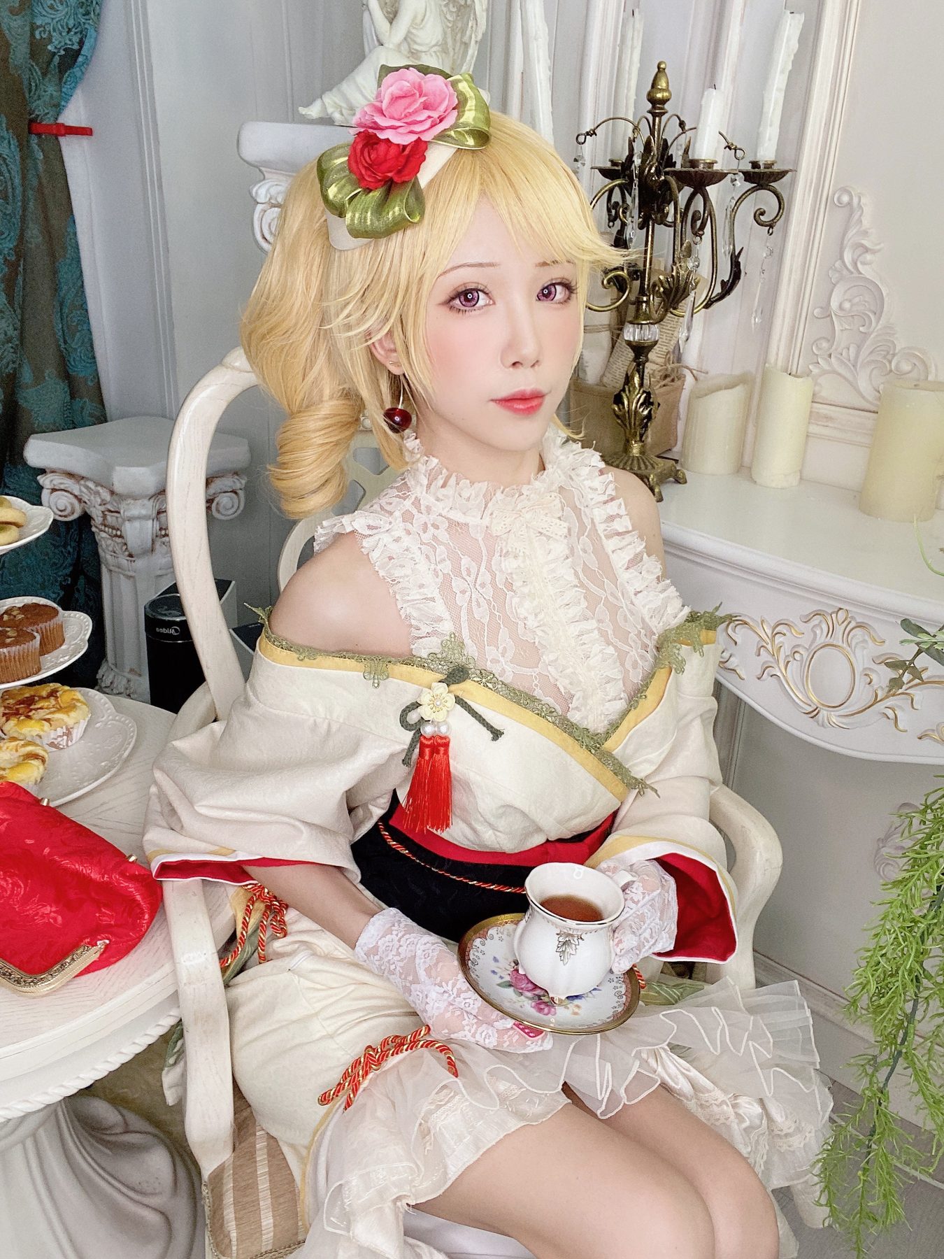 水淼Aqua cosplay写真_黎塞留和服合集 | 水淼Aqua COS黎塞留全套图包