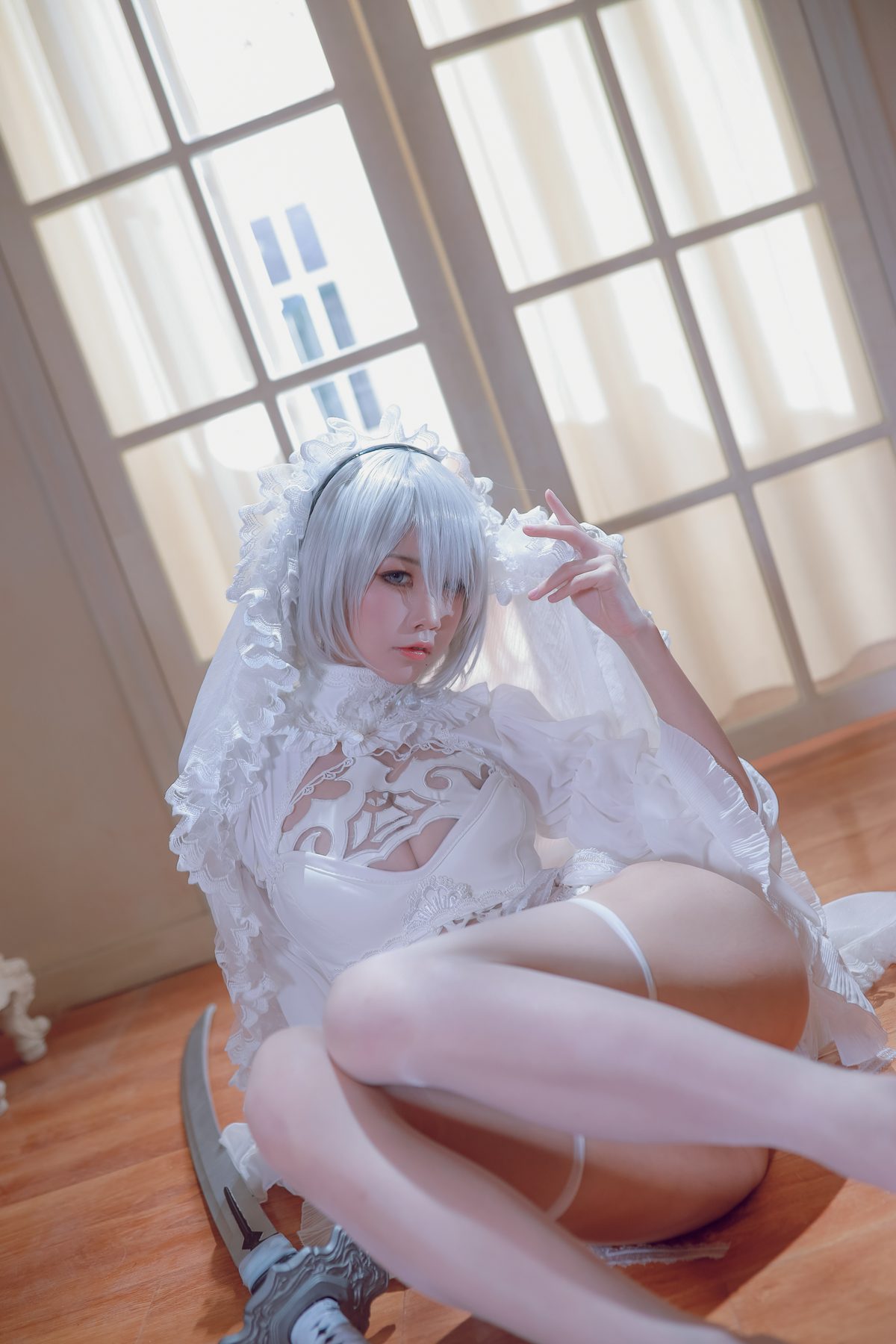 水淼Aqua 黑白2B COS写真