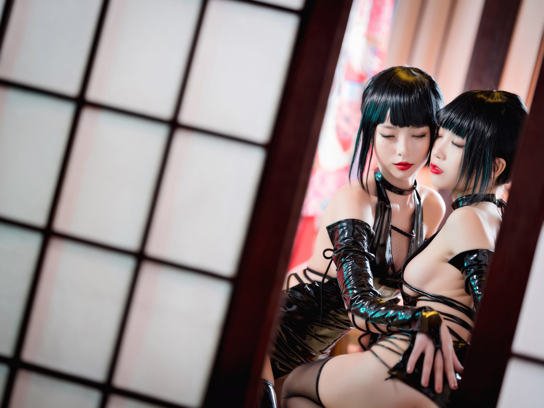 水淼Aqua&清水由乃 cosplay写真_忍者双人合集 | 水淼Aqua 清水由乃 COS忍者全套图包 [40P1V-1.19GB]