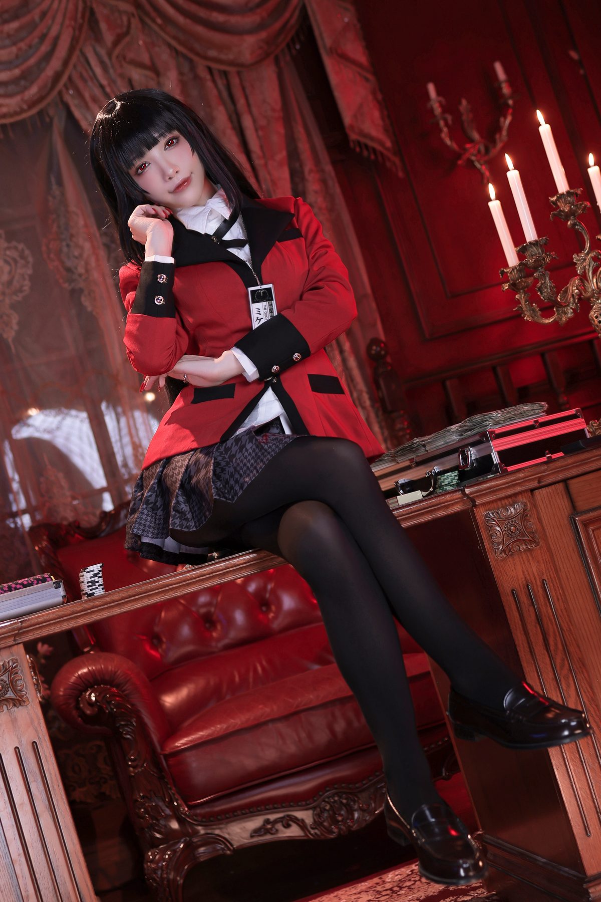 水淼Aqua 蛇喰梦子JK 兔女郎 完整版原图 COS写真