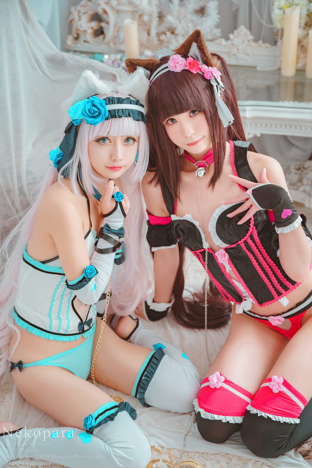沖田凜花Rinka &牛牛Niu ネコぱら COS写真