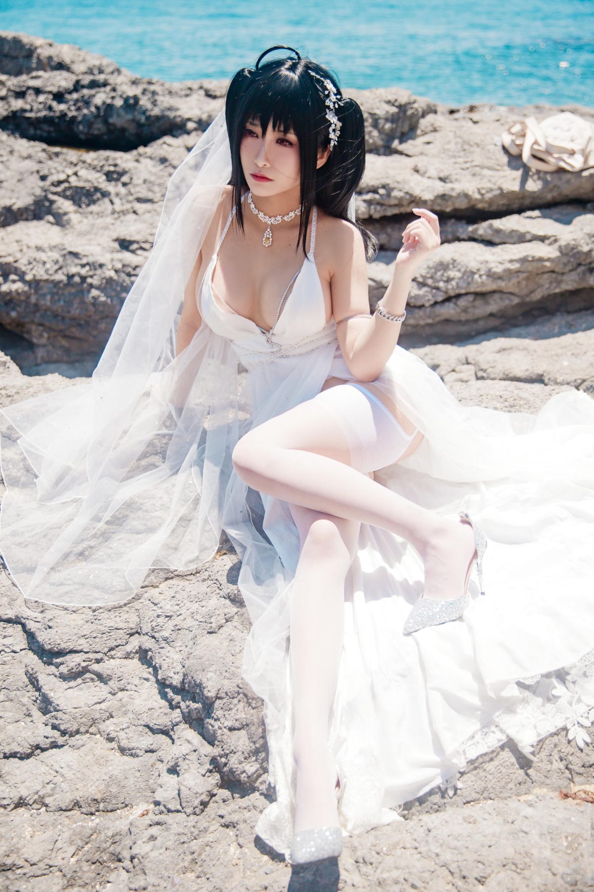 洛璃 LoLiSAMA cosplay写真_碧蓝航线大凤花嫁合集 | 洛璃 LoLiSAMA COS大凤花嫁全套图包 [44P-553MB]