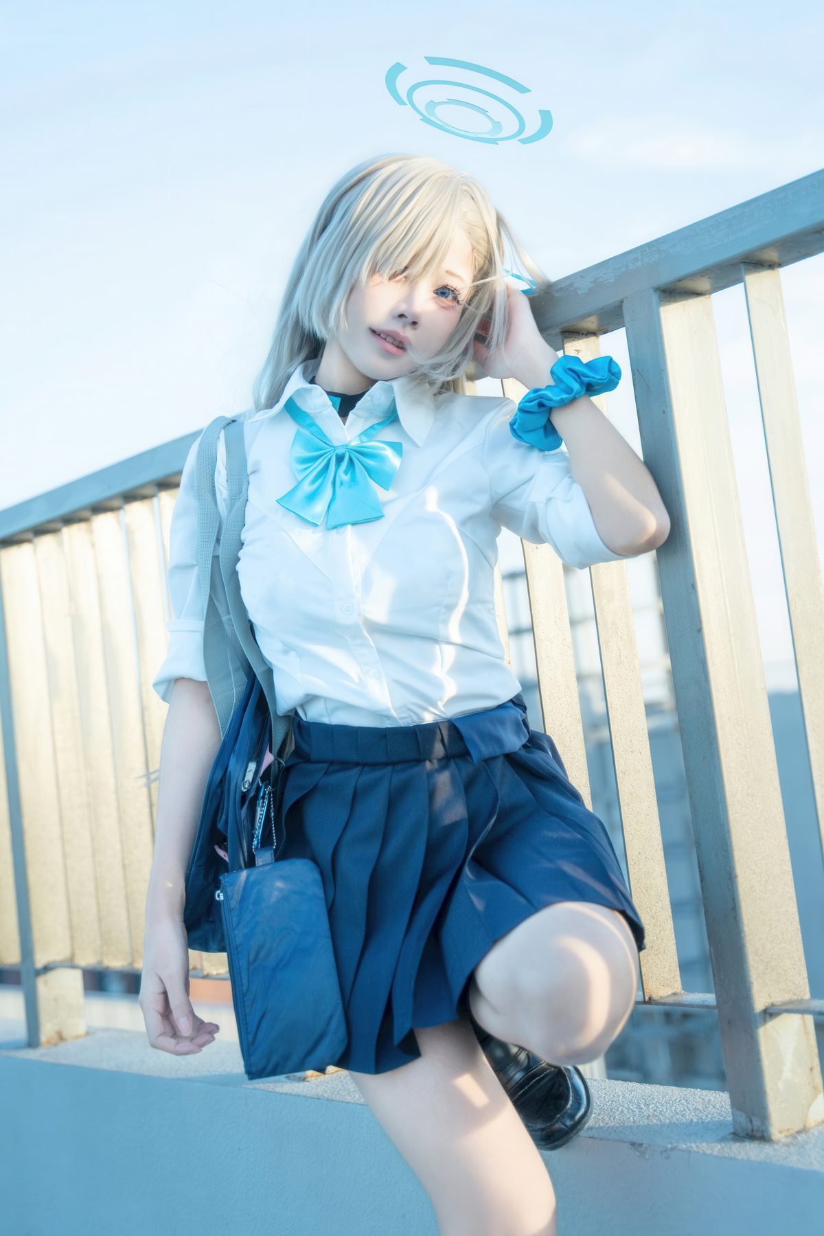 清水凪 一之濑明日奈 JK COS写真