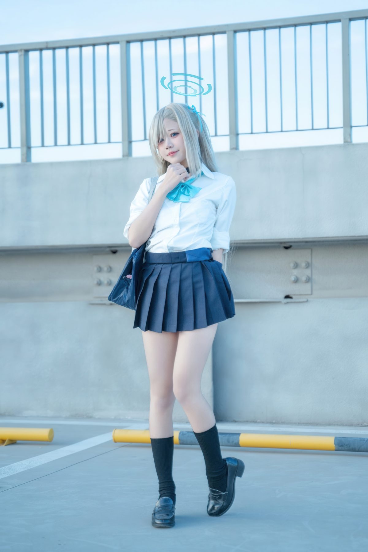 清水凪 一之濑明日奈 JK COS写真