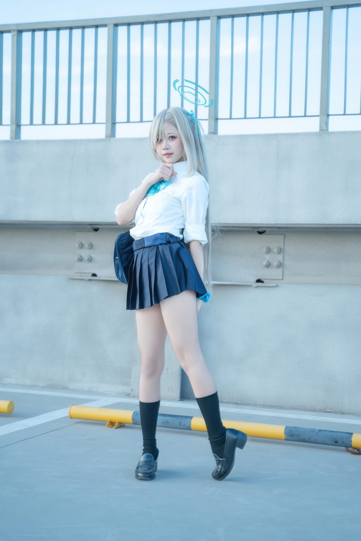 清水凪 一之濑明日奈 JK COS写真