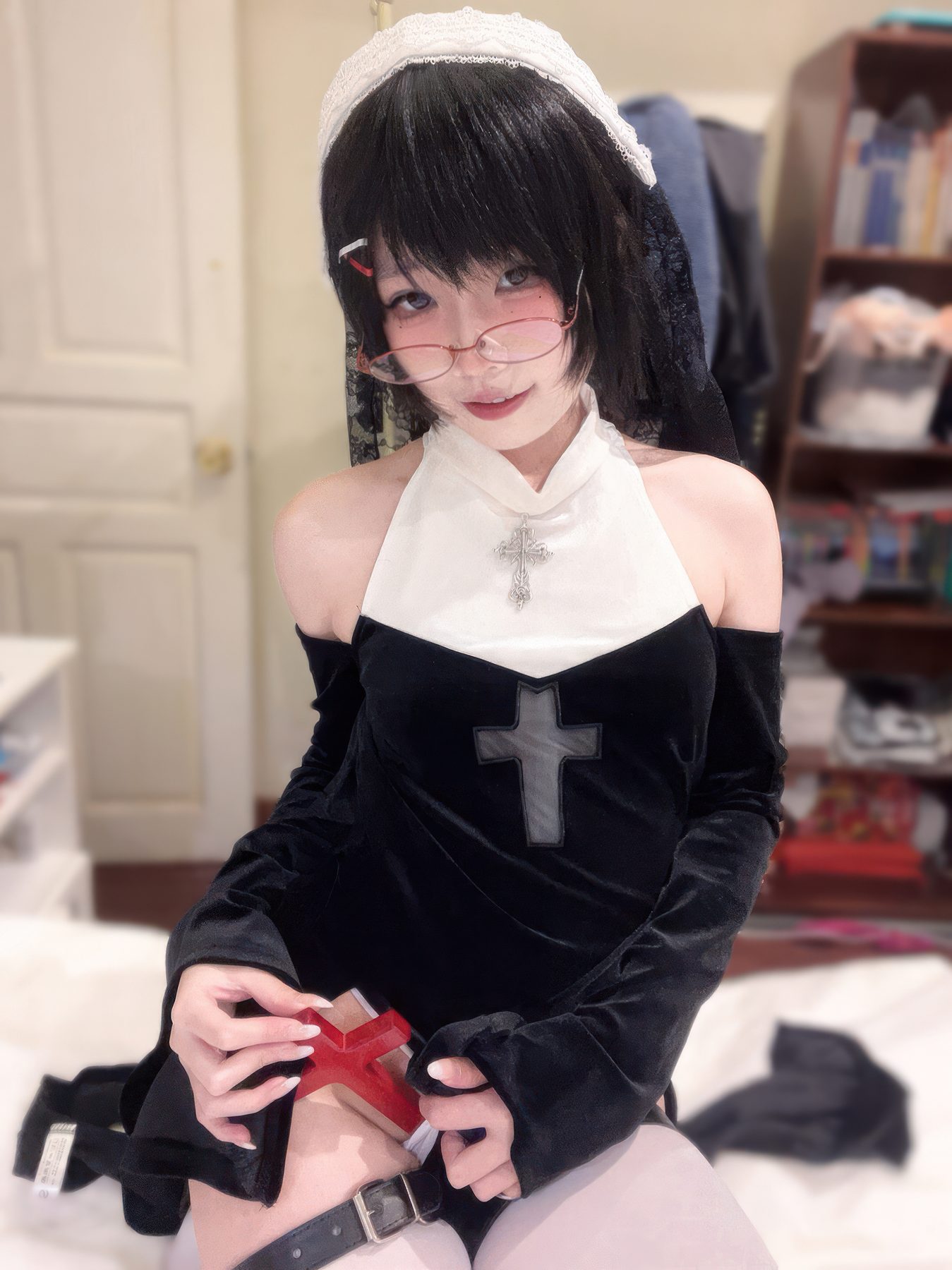清水凪 cosplay写真_修女的祷告合集 | 清水凪 COS修女的祷告全套图包 [18P1V-118M]