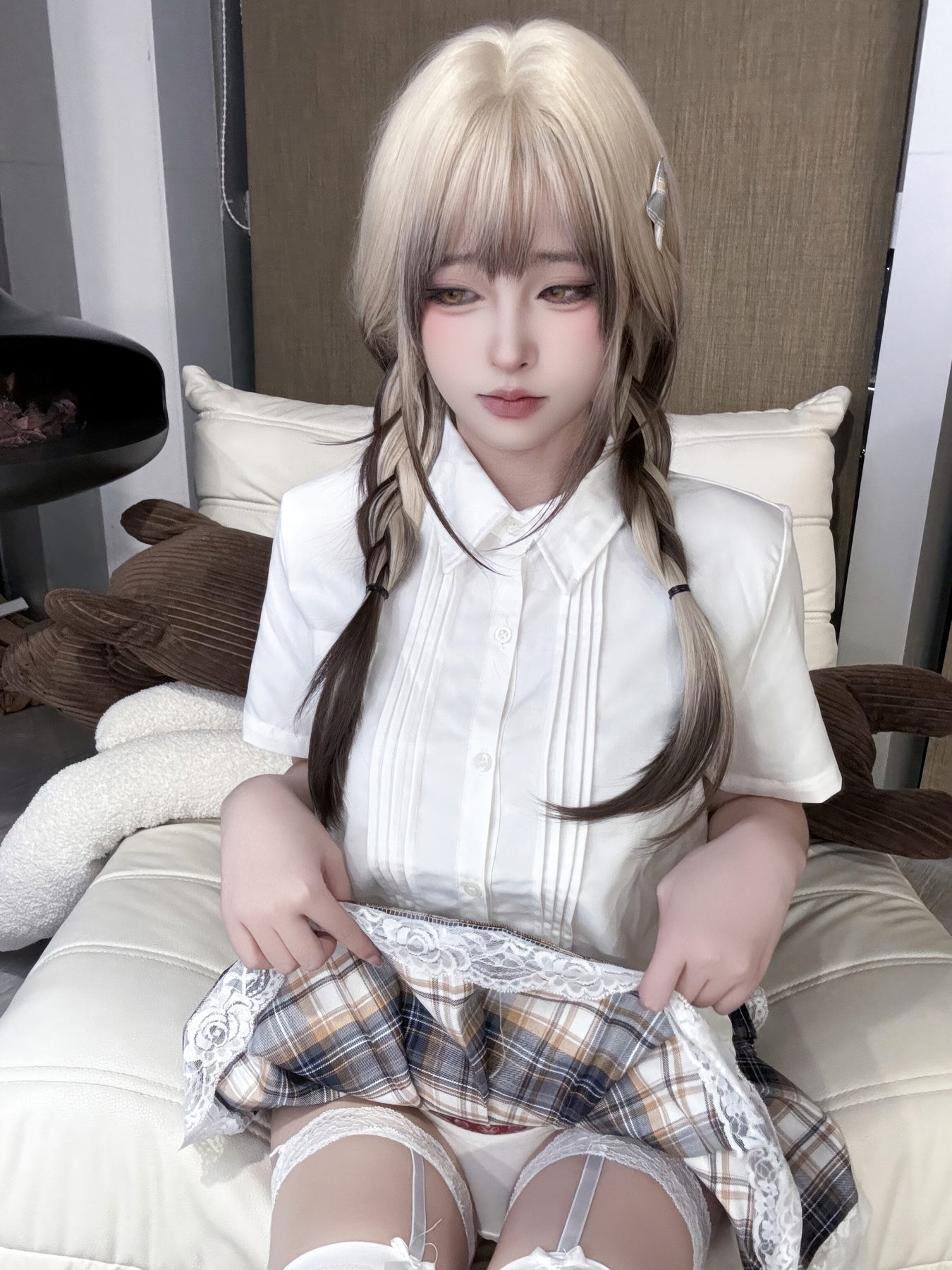 清水由乃 白衫碎影 COS写真