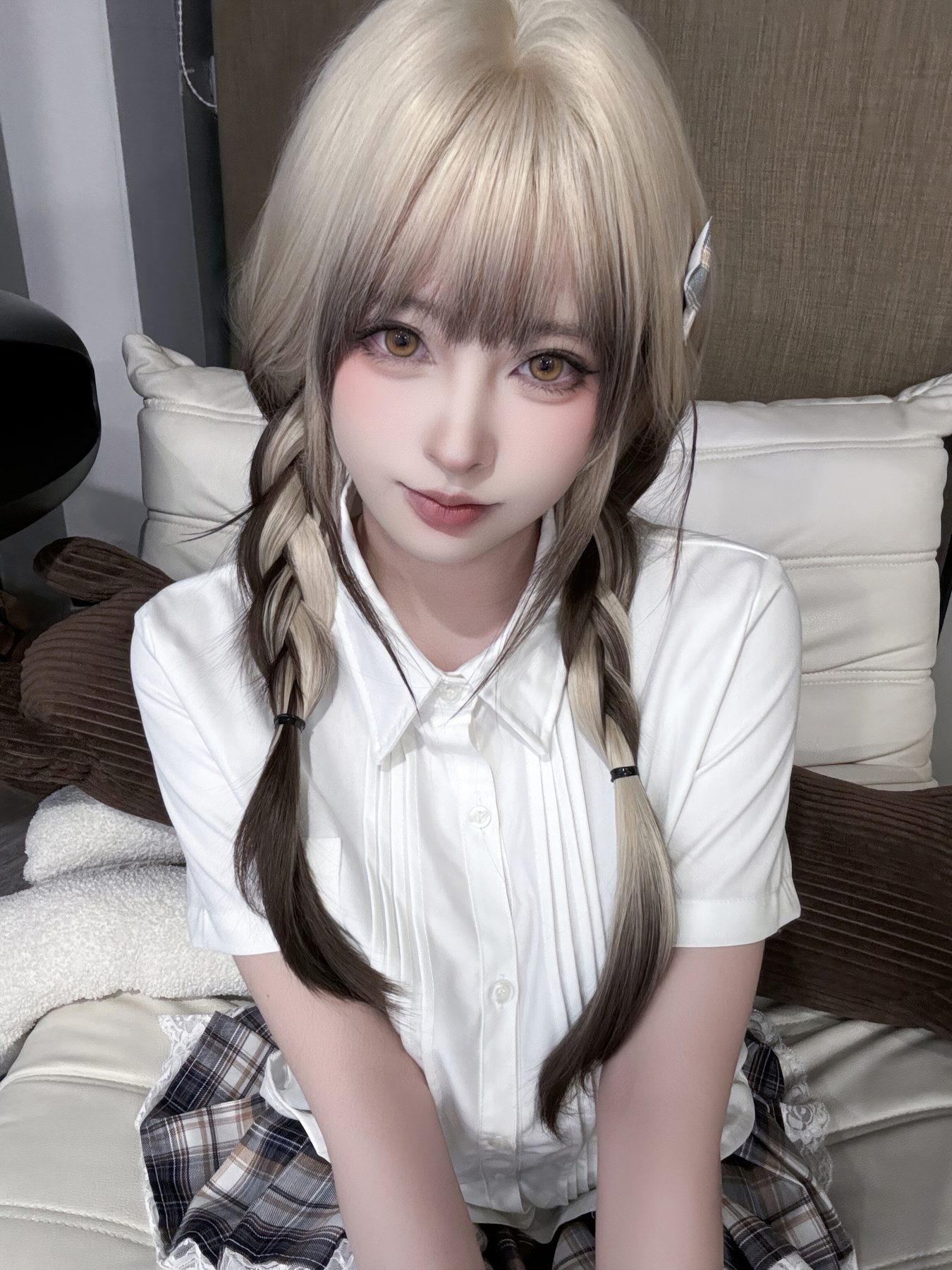 清水由乃 白衫碎影 COS写真