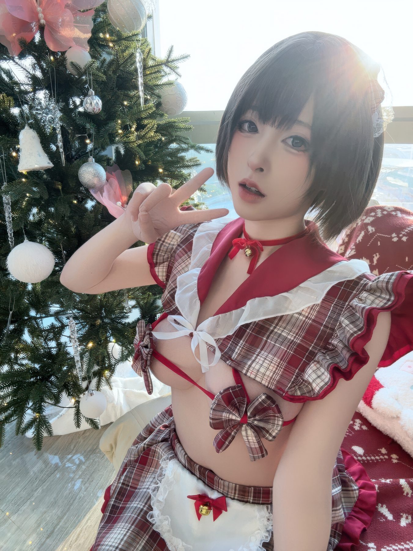 清水由乃 圣诞小蛋糕 COS写真